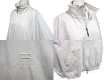 画像をギャラリービューアに読み込む, BALENCIAGA バレンシアガ ロゴ刺繍 オーバーサイズブルゾン ジャケット 707016 ン ロゴ サイズXXS 美品 中古 4c070287