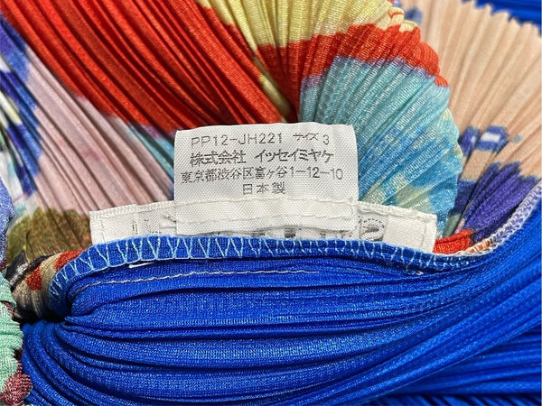 Very good condition PLEATS PLEASE ISSEY MIYAKE PLEATS PLEASE ISSEY MIYAKE Dress PP12-JH221 Blue Size 3 Used 4c070301