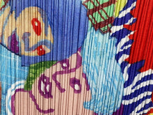 画像をギャラリービューアに読み込む, [USED/中古]PLEATS PLEASE プリーツプリーズ 半袖Ｔシャツ ブルー ポリエステル 3 PP12-JH221 Aランク 中古 4c070301