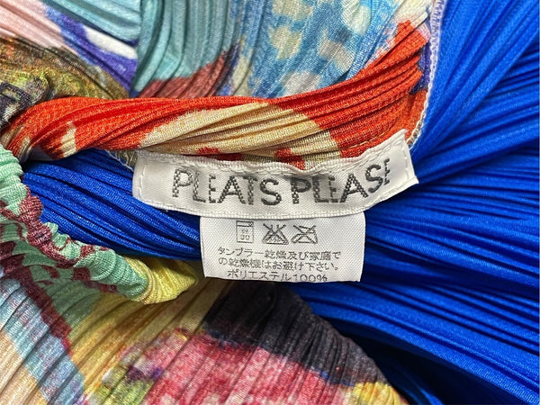Very good condition PLEATS PLEASE ISSEY MIYAKE PLEATS PLEASE ISSEY MIYAKE Dress PP12-JH221 Blue Size 3 Used 4c070301