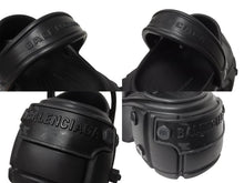 Load image into Gallery viewer, BALENCIAGA バレンシアガ HARDCROCS ミュール ハードクロックス サンダル ブラック 687397 美品 中古 4c070303