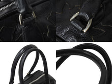 画像をギャラリービューアに読み込む, ChromeHearts クロムハーツ 新型 スモール ジムバッグ セメタリークロスパッチ ボストンバッグ CHチャーム ブラック 美品 中古 4c070306