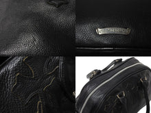 画像をギャラリービューアに読み込む, ChromeHearts クロムハーツ 新型 スモール ジムバッグ セメタリークロスパッチ ボストンバッグ CHチャーム ブラック 美品 中古 4c070306