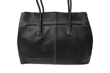 Load image into Gallery viewer, TOD'S トッズ Dバッグ ハンドバッグ トートバッグ ロゴ刻印 イタリア製 レザー ブラック 美品 中古 4c070319