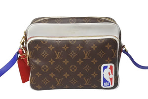 LOUIS VUITTON x NBA ルイヴィトン モノグラム M45584 ナイルメッセンジャーPM ショルダーバッグ 良品 中古 4c070321