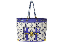 画像をギャラリービューアに読み込む, LOUIS VUITTON ルイヴィトン エポンジュ トートバッグ N92097 2004年 クルーズコレクション パイル キャンバス 美品 中古 4c070323