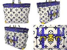 画像をギャラリービューアに読み込む, LOUIS VUITTON ルイヴィトン エポンジュ トートバッグ N92097 2004年 クルーズコレクション パイル キャンバス 美品 中古 4c070323