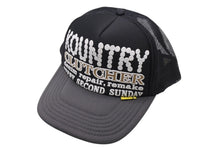 Load image into Gallery viewer, 新品未使用 KAPITAL キャピタル パールクラッチャーDtトラックCAP 帽子 グレー ブラック EK1377XHB 中古 4c070328