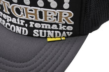 Load image into Gallery viewer, 新品未使用 KAPITAL キャピタル パールクラッチャーDtトラックCAP 帽子 グレー ブラック EK1377XHB 中古 4c070328