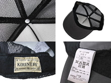 Load image into Gallery viewer, 新品未使用 KAPITAL キャピタル パールクラッチャーDtトラックCAP 帽子 グレー ブラック EK1377XHB 中古 4c070328