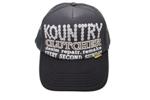 Load image into Gallery viewer, 新品未使用 KAPITAL キャピタル パールクラッチャーDtトラックCAP 帽子 グレー ブラック EK1377XHB 中古 4c070330