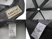 Load image into Gallery viewer, 新品未使用 KAPITAL キャピタル パールクラッチャーDtトラックCAP 帽子 グレー ブラック EK1377XHB 中古 4c070330