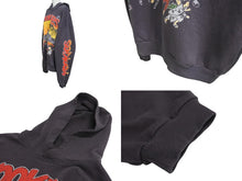 Load image into Gallery viewer, KAPITAL キャピタル スウェット フーディ プリント グレー ブラック K2410LC100 サイズ5 中古 美品 4c070331