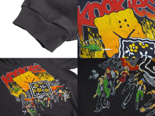 Load image into Gallery viewer, KAPITAL キャピタル スウェット フーディ プリント グレー ブラック K2410LC100 サイズ5 中古 美品 4c070331