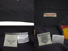 Load image into Gallery viewer, KAPITAL キャピタル スウェット フーディ プリント グレー ブラック K2410LC100 サイズ5 中古 美品 4c070331