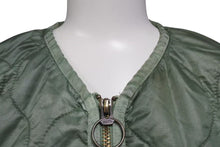 Load image into Gallery viewer, 新品未使用 KAPITAL キャピタル キルティング ムラ染め ライニングクロップ ドボレロ カーキ ナイロン ダウン 4c070335