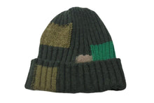 Load image into Gallery viewer, 新品未使用 KAPITAL キャピタル ビーニー ニット帽 ツギハギ ニット 帽子 カーキ グリーン EK1510XH 4c070337