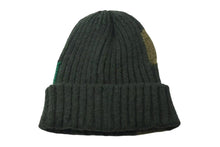 Load image into Gallery viewer, 新品未使用 KAPITAL キャピタル ビーニー ニット帽 ツギハギ ニット 帽子 カーキ グリーン EK1510XH 4c070337