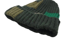 Load image into Gallery viewer, 新品未使用 KAPITAL キャピタル ビーニー ニット帽 ツギハギ ニット 帽子 カーキ グリーン EK1510XH 4c070337
