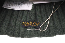 Load image into Gallery viewer, 新品未使用 KAPITAL キャピタル ビーニー ニット帽 ツギハギ ニット 帽子 カーキ グリーン EK1510XH 4c070337