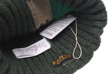 Load image into Gallery viewer, 新品未使用 KAPITAL キャピタル ビーニー ニット帽 ツギハギ ニット 帽子 カーキ グリーン EK1510XH 4c070337