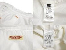 Load image into Gallery viewer, KAPITAL キャピタル 開襟シャツ ワイシャツ ホワイト コットン リネン サイズ5 EK-1120 美品 中古 4c070341