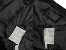 画像をギャラリービューアに読み込む, pellepelle ペレペレ レザージャケット ビックシルエット スタッズ ナイロン レザー ブラック 美品 中古 4c070376