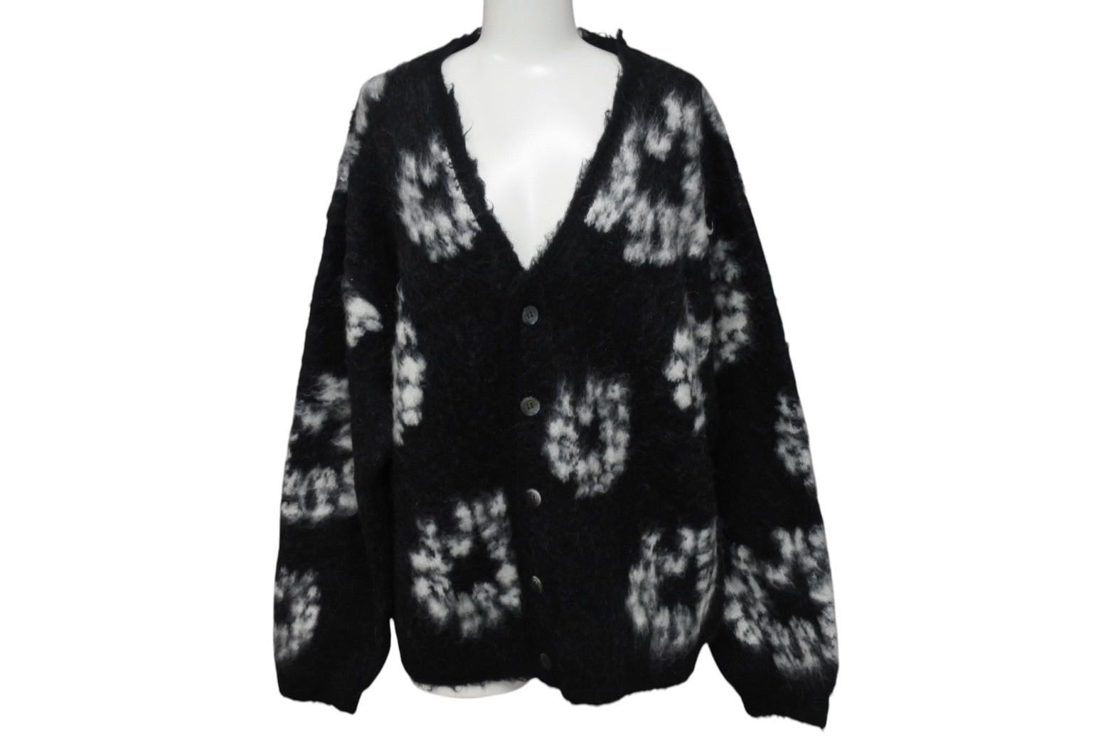 SAINT Mxxxxxx × DENIM TEARS モヘア カーディガン SAINT Mxxxxxx x Denim Tears DT_Mh Cardigan_CT Wreath 