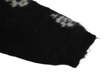 画像をギャラリービューアに読み込む, 新品未使用 SAINT Mxxxxxx × DENIM TEARS セントマイケル モヘア カーディガン ブラック ホワイト SMYS10000C50 中古 4c070381