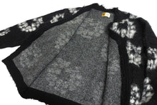 画像をギャラリービューアに読み込む, 新品未使用 SAINT Mxxxxxx × DENIM TEARS セントマイケル モヘア カーディガン ブラック ホワイト SMYS10000C50 中古 4c070381