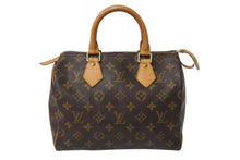 Load image into Gallery viewer, LOUIS VUITTON ルイヴィトン スピーディ25 ハンドバッグ M41528 旧型 モノグラム PVC レザー ゴールド金具 ブラウン 良品 中古 4c070384