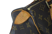 Load image into Gallery viewer, LOUIS VUITTON ルイヴィトン スピーディ25 ハンドバッグ M41528 旧型 モノグラム PVC レザー ゴールド金具 ブラウン 良品 中古 4c070384