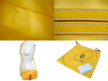 画像をギャラリービューアに読み込む, GOYARD ゴヤール カップヴェールPMバッグ ショルダーバッグ CAPVE2PMLTY08CL08P イエロー シルバー金具 PVC レザー 美品 中古 4c070387