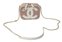 Load image into Gallery viewer, 極美品 CHANEL シャネル カメラバッグ チェーンショルダーバッグ AS0322 27番台 ココマーク マルチカラー ツイード カーフスキン 中古 4c070388