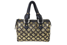 Load image into Gallery viewer, 極美品 LOUIS VUITTON ルイヴィトン スピーディ30 ハンドバッグ M40244 モノグラム エクリプス オール PVC レザー スパンコール 中古 4c070393