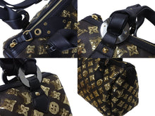 Load image into Gallery viewer, 極美品 LOUIS VUITTON ルイヴィトン スピーディ30 ハンドバッグ M40244 モノグラム エクリプス オール PVC レザー スパンコール 中古 4c070393