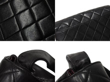 画像をギャラリービューアに読み込む, CHANEL シャネル ワンショルダーバッグ 5番台 ココマーク キルティング ラムスキン ブラック ヴィンテージ ゴールド金具 美品 中古 4c070399