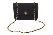 Load image into Gallery viewer, 極美品 CHANEL シャネル マドモアゼル チェーンショルダーバッグ 1番台 ココマーク キャンバス レザー ブラック ゴールド金具 中古 4c070400