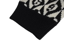 Load image into Gallery viewer, GUCCI グッチ Gランバス Vネック 長袖ニット CA37394 CA14517 テスート ウール ホワイト ブラック サイズXS 美品 中古 4c070410