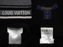 画像をギャラリービューアに読み込む, LOUISVUITTON ルイヴィトン ニットワンピース 19SS FHKD10LPX イタリア製 カシミヤ ウール ブラック サイズS 美品 中古 4c070411