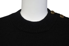 画像をギャラリービューアに読み込む, LOUISVUITTON ルイヴィトン ニットワンピース 19SS FHKD10LPX イタリア製 カシミヤ ウール ブラック サイズS 美品 中古 4c070411