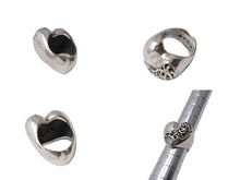 画像をギャラリービューアに読み込む, CHROMEHEARTS クロムハーツ ラージハート リング 指輪 アクセサリー シルバー925 28.9g サイズ16 美品 中古 4c070420