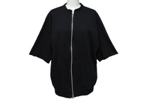 画像をギャラリービューアに読み込む, CHROME HEARTS クロムハーツ 半袖スウェット サイズM コットン シルバー925 ブラック 美品 中古 4c070429