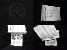 画像をギャラリービューアに読み込む, CHROME HEARTS クロムハーツ 半袖スウェット サイズM コットン シルバー925 ブラック 美品 中古 4c070429
