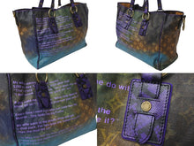 Load image into Gallery viewer, 極美品 LOUIS VUITTON ルイヴィトン トートバッグ ハートブレイク M95740 モノグラムジョークスキャンバス ヴィオレ 中古 4c070431