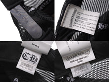 画像をギャラリービューアに読み込む, CHROME HEARTS クロムハーツトラッカーキャップ CHロゴ刺繍 クロスボール シルバー 925 ブラック 中古 美品 4c070444