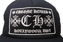 画像をギャラリービューアに読み込む, CHROME HEARTS クロムハーツトラッカーキャップ CHロゴ刺繍 クロスボール シルバー 925 ブラック 中古 美品 4c070444
