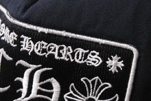 画像をギャラリービューアに読み込む, CHROME HEARTS クロムハーツトラッカーキャップ CHロゴ刺繍 クロスボール シルバー 925 ブラック 中古 美品 4c070444