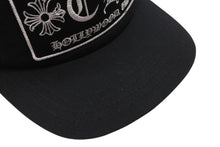 画像をギャラリービューアに読み込む, CHROME HEARTS クロムハーツトラッカーキャップ CHロゴ刺繍 クロスボール シルバー 925 ブラック 中古 美品 4c070444