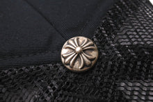 画像をギャラリービューアに読み込む, CHROME HEARTS クロムハーツトラッカーキャップ CHロゴ刺繍 クロスボール シルバー 925 ブラック 中古 美品 4c070444